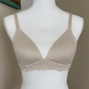Aerie Sunnie Bloom Lace Wireless Lightly Lined Bra 34 B